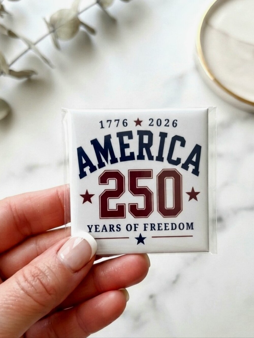 America 1776 to 2026 - 250th Anniversary Commemorative Collector Magnet